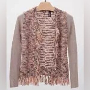 Bke Boutique Marled Cardigan Sweater Size Small